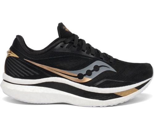 Tenis Saucony Endorphin Speed Mujer Zapatillas Running Negras / Doradas México MX-167-OE